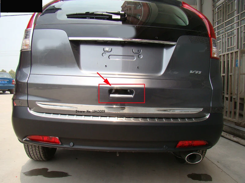 ABS Chrome rear door tailgate handle cover trim For Honda CRV CR V 2012