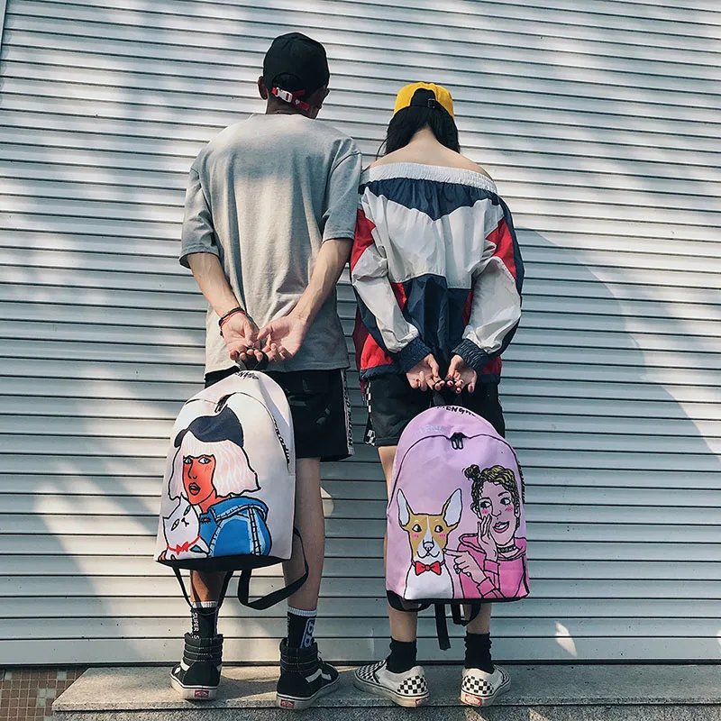 Menghuo Fresh Style Women Backpacks Full Print Bookbags 3D Backpack School Bag for Girls Rucksack Female Travel Backpack Mochila (34)