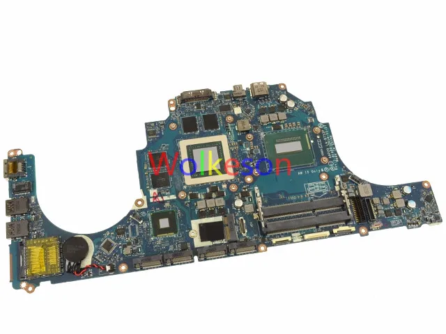 SHELI FOR DELL Alienware 17 R2 Laptop Motherboard W/ I7-4710HQ CPU CN-06KR1D 06KR1D 6KR1D AAP20 LA-B753P N16E-GX-A1 GPU DDR3L | Компьютеры