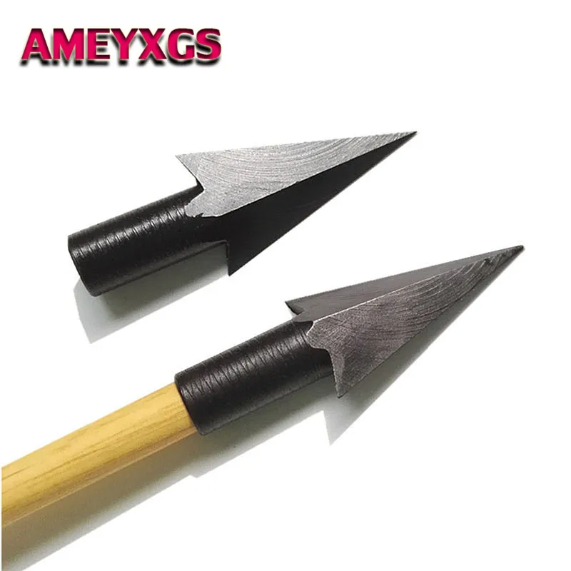 

10/20Pcs Archery Hunting Broadheads Arrow Head Black Retro Arrow Tips Points Fit 8mm Arrow Shaft Hunting Shooting Accessories
