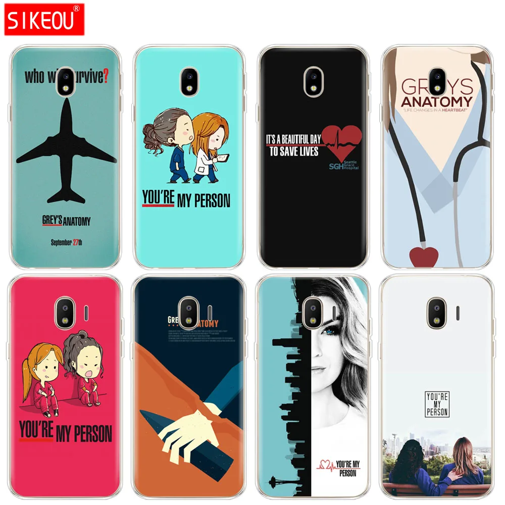 Custodia In Silicone Per Samsung Galaxy J3 J5 J7 2017 J330 J530 J730 Pro J2 2018 Greys Anatomy