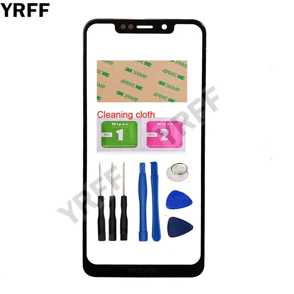 

5.9'' Mobile Touch Screen Outer Glass For Motorola Moto One XT1941 Front Glass Panel Replacement For Moto P30 Play