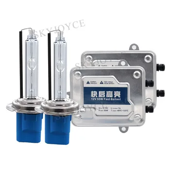 

Car Headlight H1 H7 H11 9005 9012 D2H HID Bulb Kit 55W 5500K Fast bright HID Kit AC 55W Fast Start Ballast H1 H3 H7 55W HID Kit