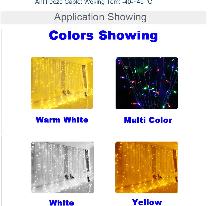 4X3/8X3/10x3 м светодиодный фонарь для занавесок, гирлянда, рождественские украшения для дома, вечерние, новогодние, Свадебные огни, праздничное освещение для помещений