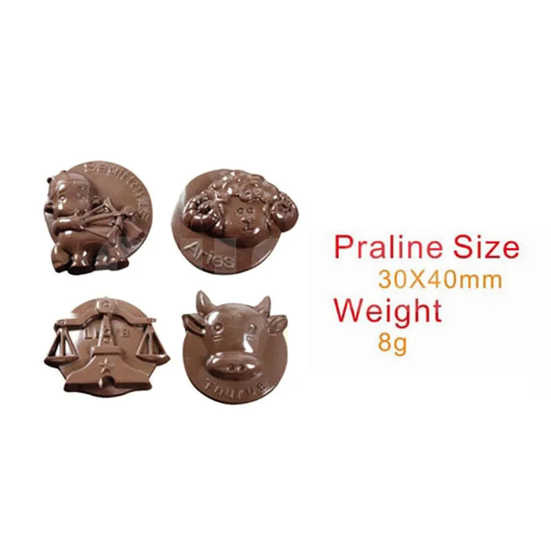 Форма для шоколада из поликарбоната 12 созвездий|pastry tools|polycarbonate chocolatepolycarbonate chocolate