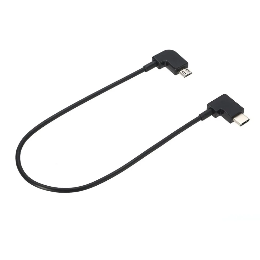 3 шт. Micro USB кабель для передачи данных линия для освещения/Тип C/Micro USB для DJI Spark Mavic Pro air контроллер для iPhone Смартфон Xiaomi