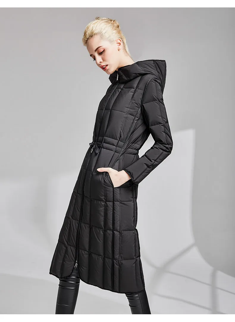 BEEBOONE2019 осенне-зимняя женская обувь, новая модная тонкая пуховая куртка женские сапоги больших размеров брендовая Аутентичные
