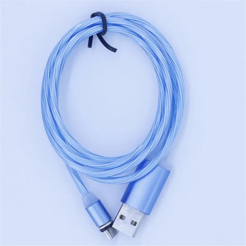 Магнитный usb-кабель мидий для samsung huawei xiaomi sony с разъемом micro USB 3,0, магнитный кабель для быстрой зарядки micro usb - Цвет: Blue