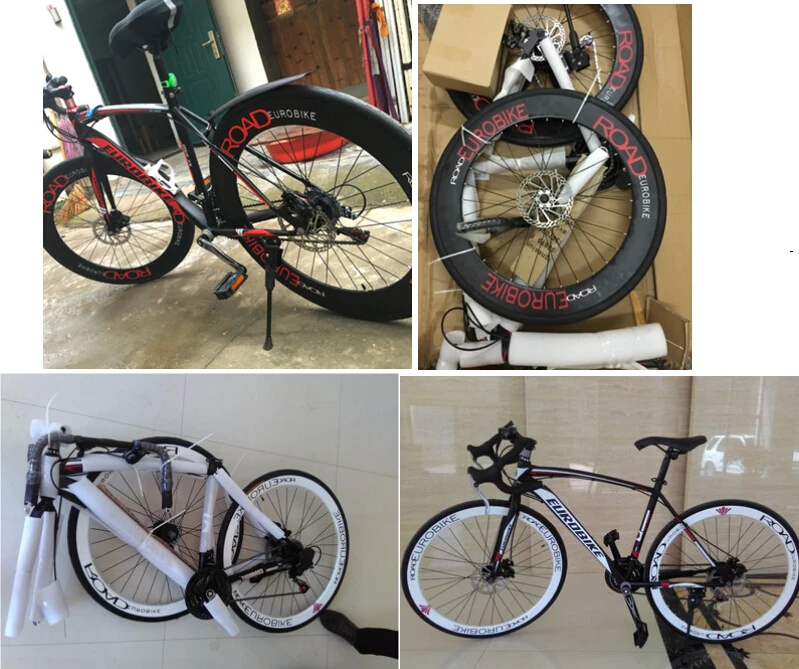 eurobike bikes eurxc550 21 speed road bike 700c wheels road bicycle dual disc brake bicycles