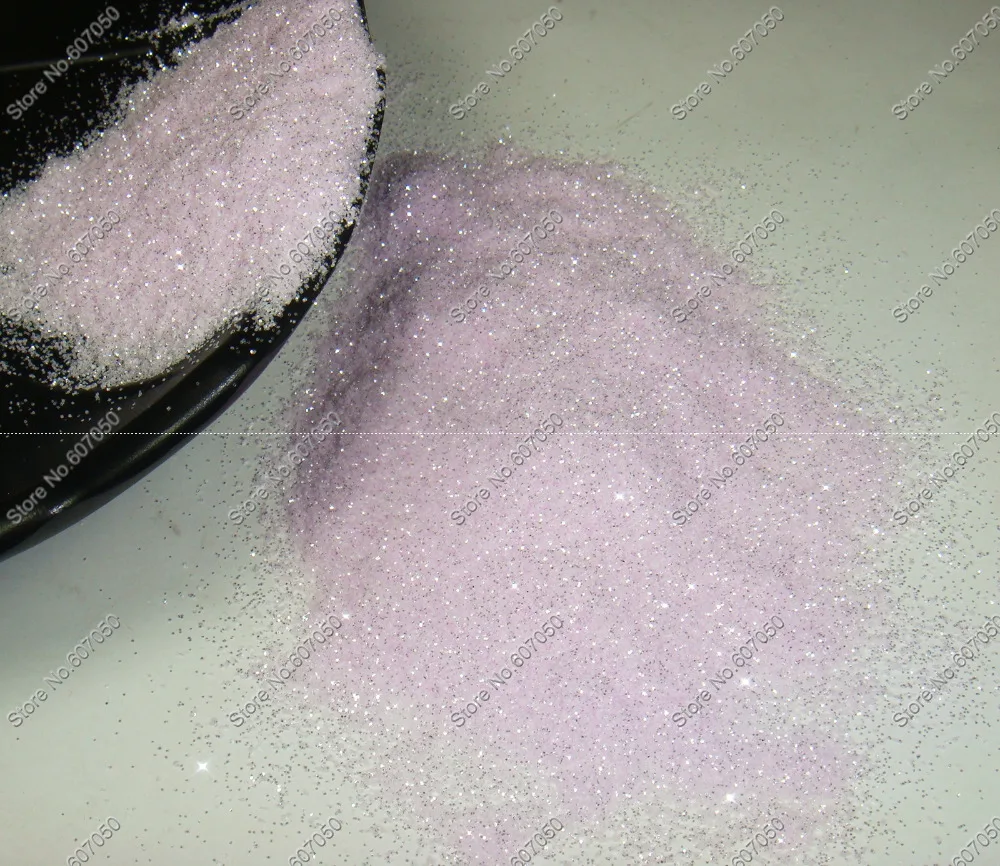 

1/128"(0.2MM)008Size Lilac Color with Shining Silver Tints Nail Glitter Dust Powder for Nail Art Glitter Craft Decoration