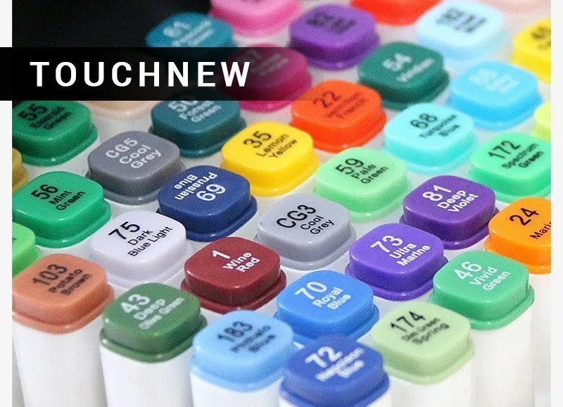 

New Multicolor Oily Marker Pen Double-headed Nib school Student painting Art Horticultural Landscape Design