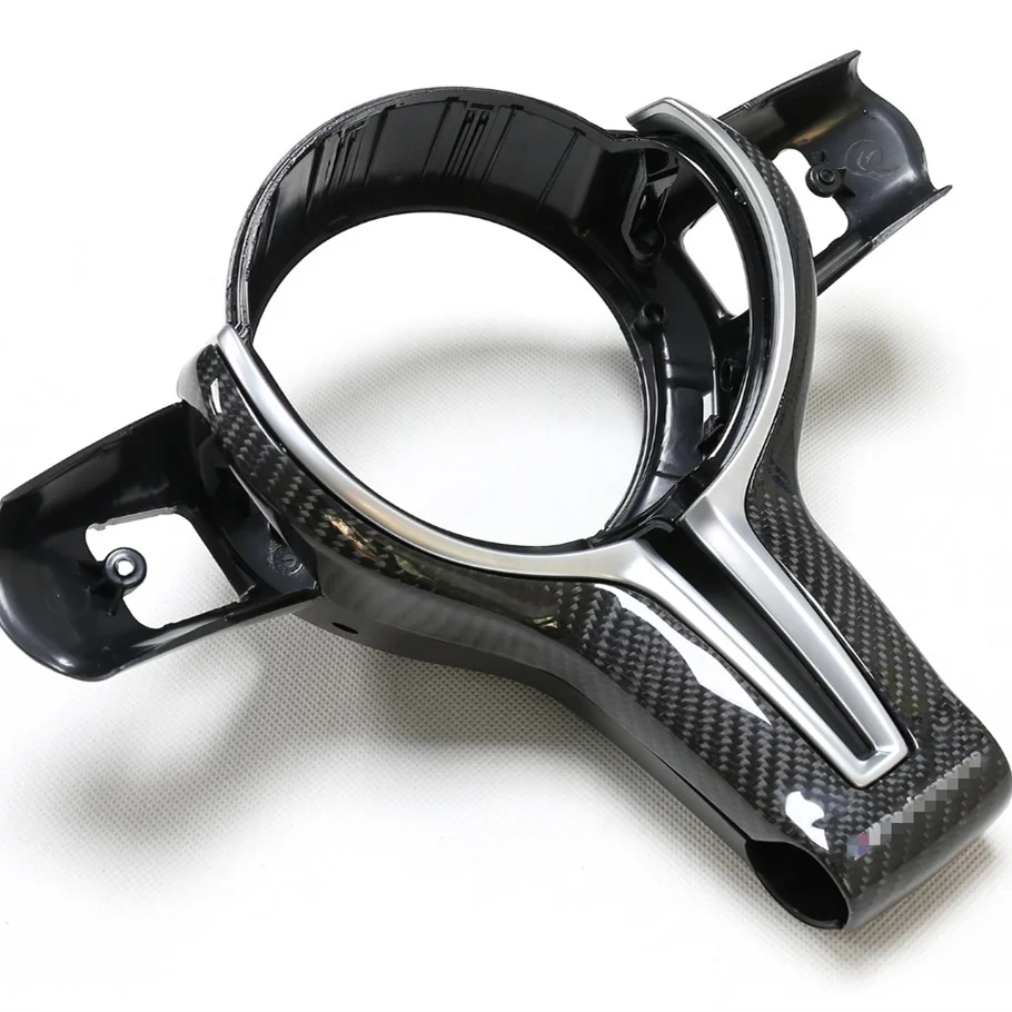 Для BMW M2 F87 M3 F80 M4 F82 M6 F06 F12 F13 X5M F85 X6M F86 углеродное волокно Руль Накладка для