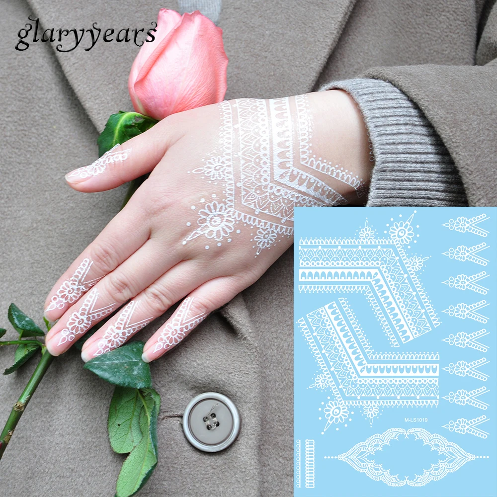 1 Pc Wanita Tato Tangan Leher Tubuh Henna Art Rantai Perhiasan