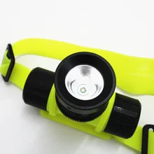 10 шт. перезаряжаемый светодиодный фонарик для дайвинга лампа налобный фонарь амфибия 18650 желтый цвет для кемпинга рыбалки через DHL