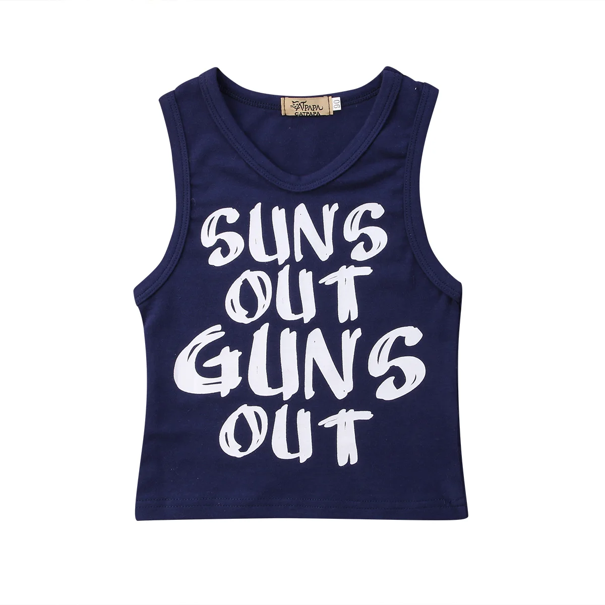

0-24M Newborn Toddler Kid Baby Boy Letter Print T shirts Infant Boys Summer SleevelessTee Tops Vest Baby Clothes