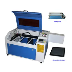 80 Вт CO2 цифровая функция CNC лазерная резка машина 6040 PRO гравировка с сотовым столом
