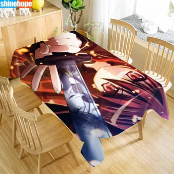 

Customize Tablecloth Shakugan No Shana Shana Oxford Cloth Dust-proof Rectangular Table Cover For Party Home Decor