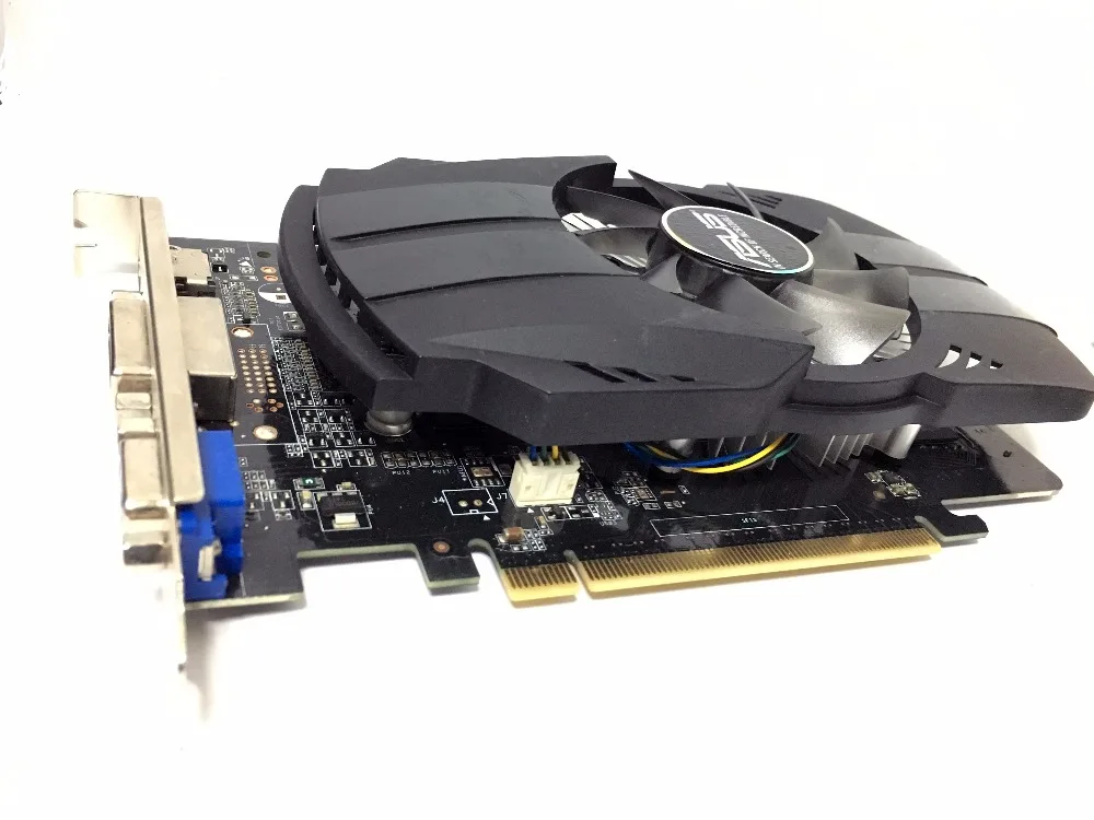 Asus GTX-750TI-OC-2GB GTX750TI GTX 750TI 2G D5 DDR5 128 бит ПК настольные видеокарты PCI Express 3,0 компьютер GTX 750 видео