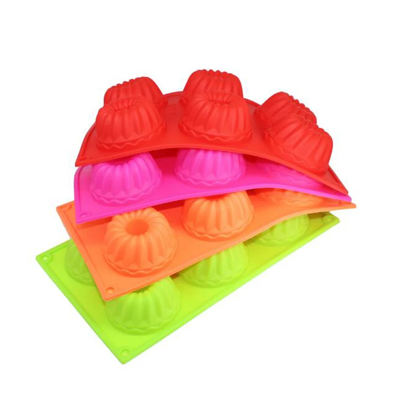 

1PCS Round Shape Cupcake Stand Silicone Molds Chocolate Donuts Doughnuts Mould Jelly Fondant Molds Baking Cake Decorating Tools