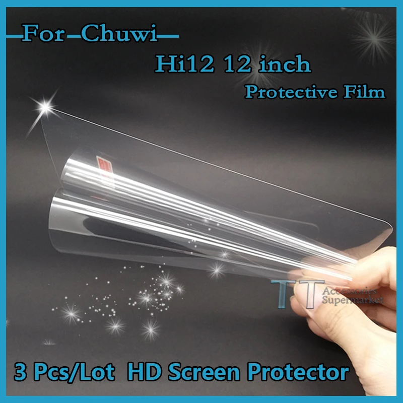 

For Chuwi Hi12 12"Protective Film 3 pieces/lot HD Screen protector For Chuwi Hi12 12"Tablet+4 in1 Foil Film