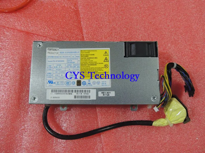 Бесплатная доставка блок питания CHUANGYISU для M70Z M90Z M9000 150 Вт 54Y8861 PC9051 PS 2151 01 работает