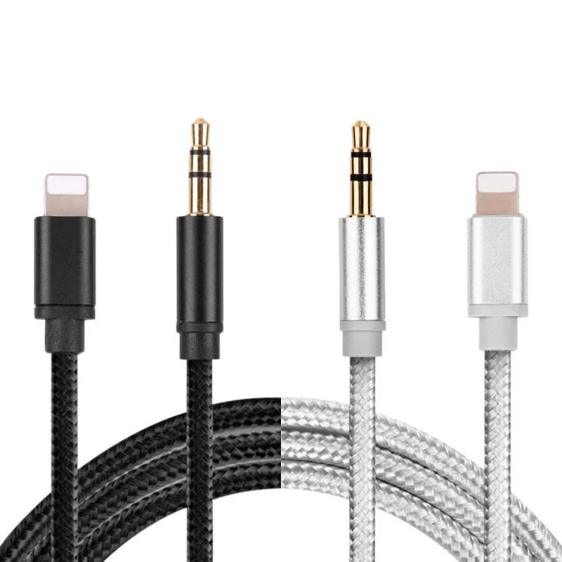 Lightning to 3.5mm Jack Male to Male Audio AUX Lead Cable Audio Cable Auxiliary Stereo Cord for IPhone XS Max XR 7 Plus 8 X 6 6S Lightning to 3.5mm Jack Male to Male Audio AUX Lead Cable Audio Cable Auxiliary Stereo Cord for IPhone XS Max XR 7 Plus 8 X 6 6S