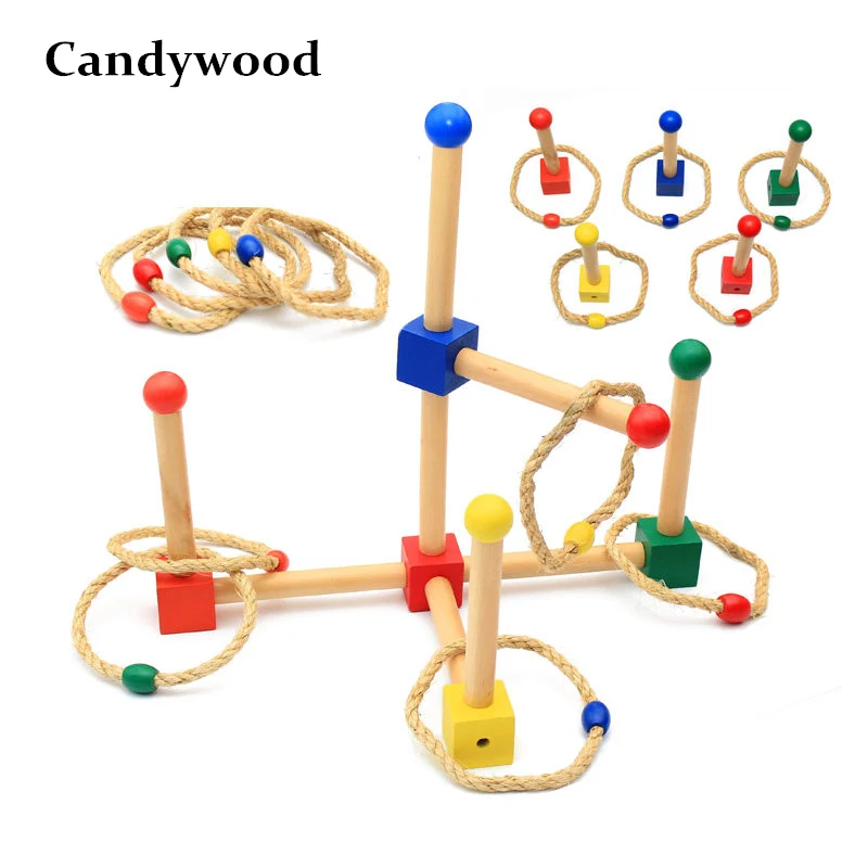 

Montessori Materials Hand-eye Coordination Throwing Games Wooden Toys for Children Kindergarten Educational Training Kids Toy