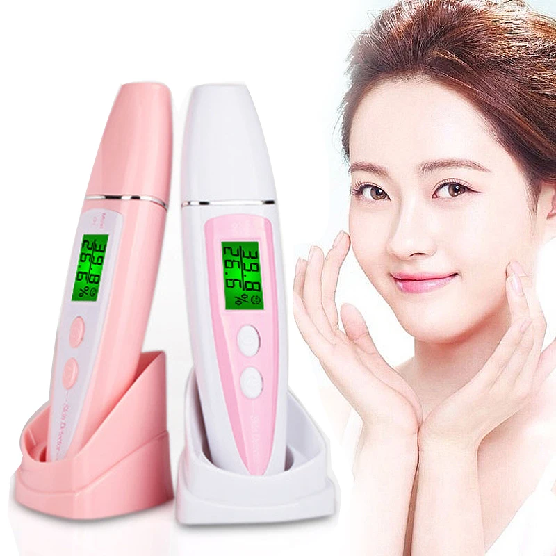 Digital Display Moisture Meter Skin Tester Face Skin Analyzer Tester Detector Professional Face Skin Analyzer Machine Care Tool