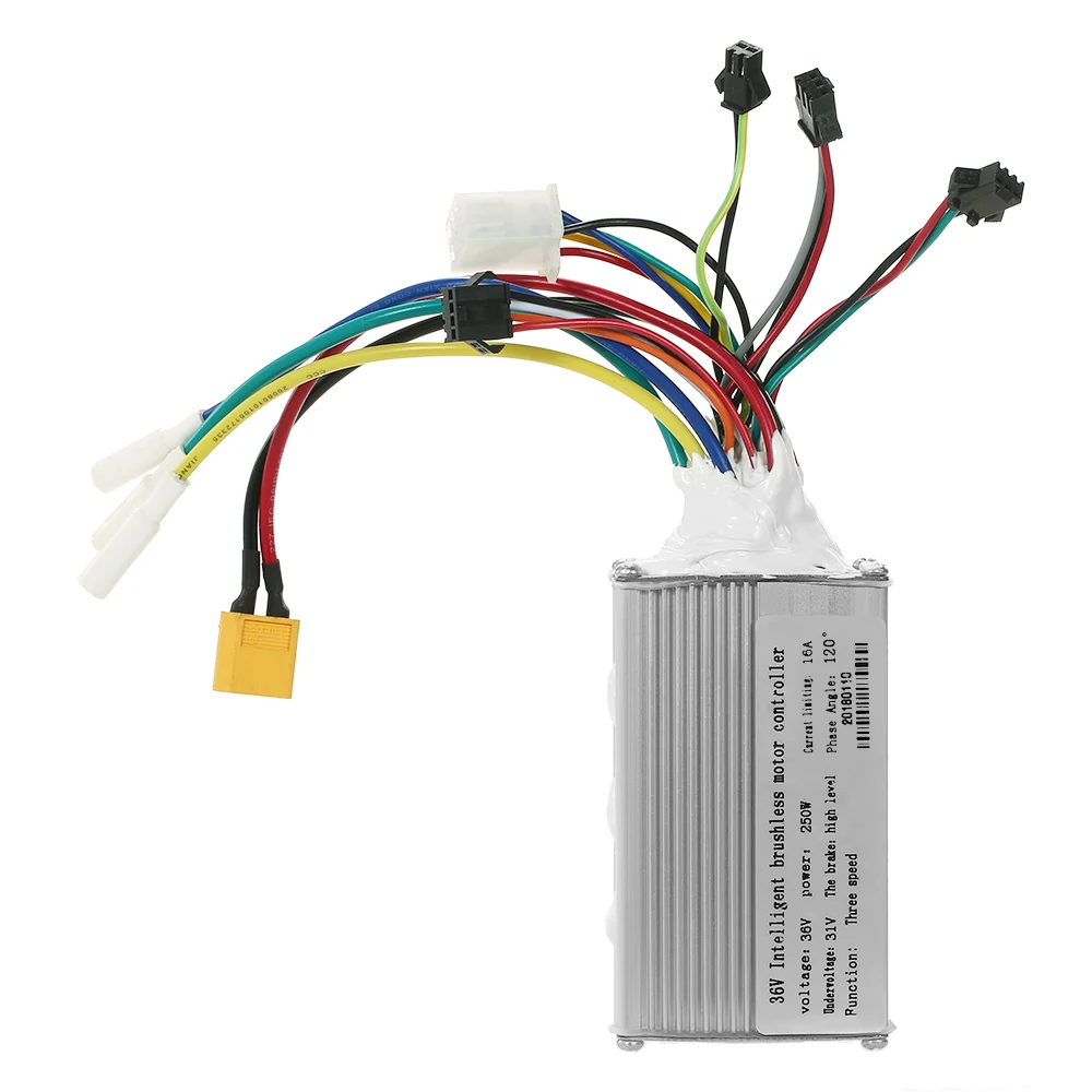 

Cycling Accessory Electric Bike Bicycle 36V 250W Brushless Motor Hall Sensor Controller Refitted Ebike Scooter Parts