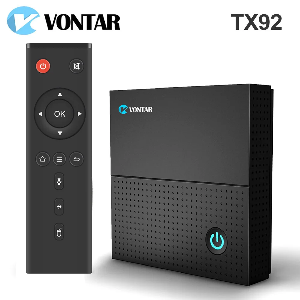 melhor Vontar TX92 S912 Amlogic Android 7.1 Caixa de TV Núcleo octa 3GB64GB 3g g Apoio 32 MAG 250 Perseguidor IP TV 1000 m LAN Dual Wi fi