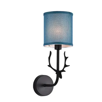 

Creative antler wall lamp Nordic warm and sweet fabric home bedroom bedside lamp aisle hotel room decor wall lamps mx4181640