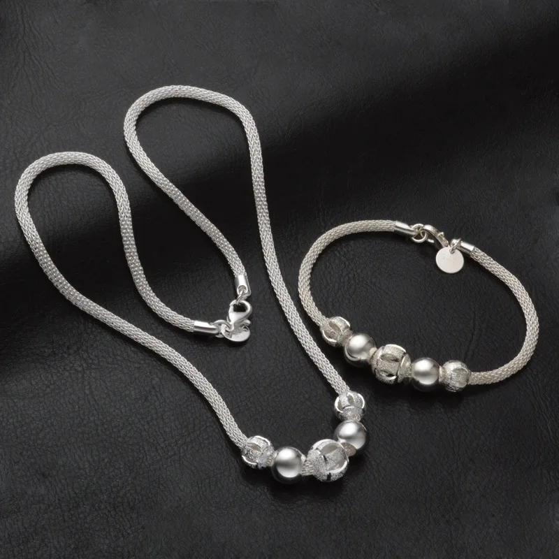 HH-S190, хит, ювелирные наборы из серебра 925 пробы, браслет 024+ ожерелье 683/ahdaiyka anqajexa