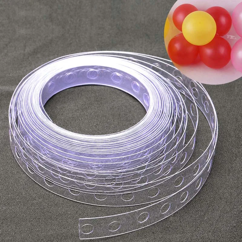 

Hot Balloon Fixing Chain Tool 5m Plastic Decoration Transparent For Wedding Party Arch Hogard JY18