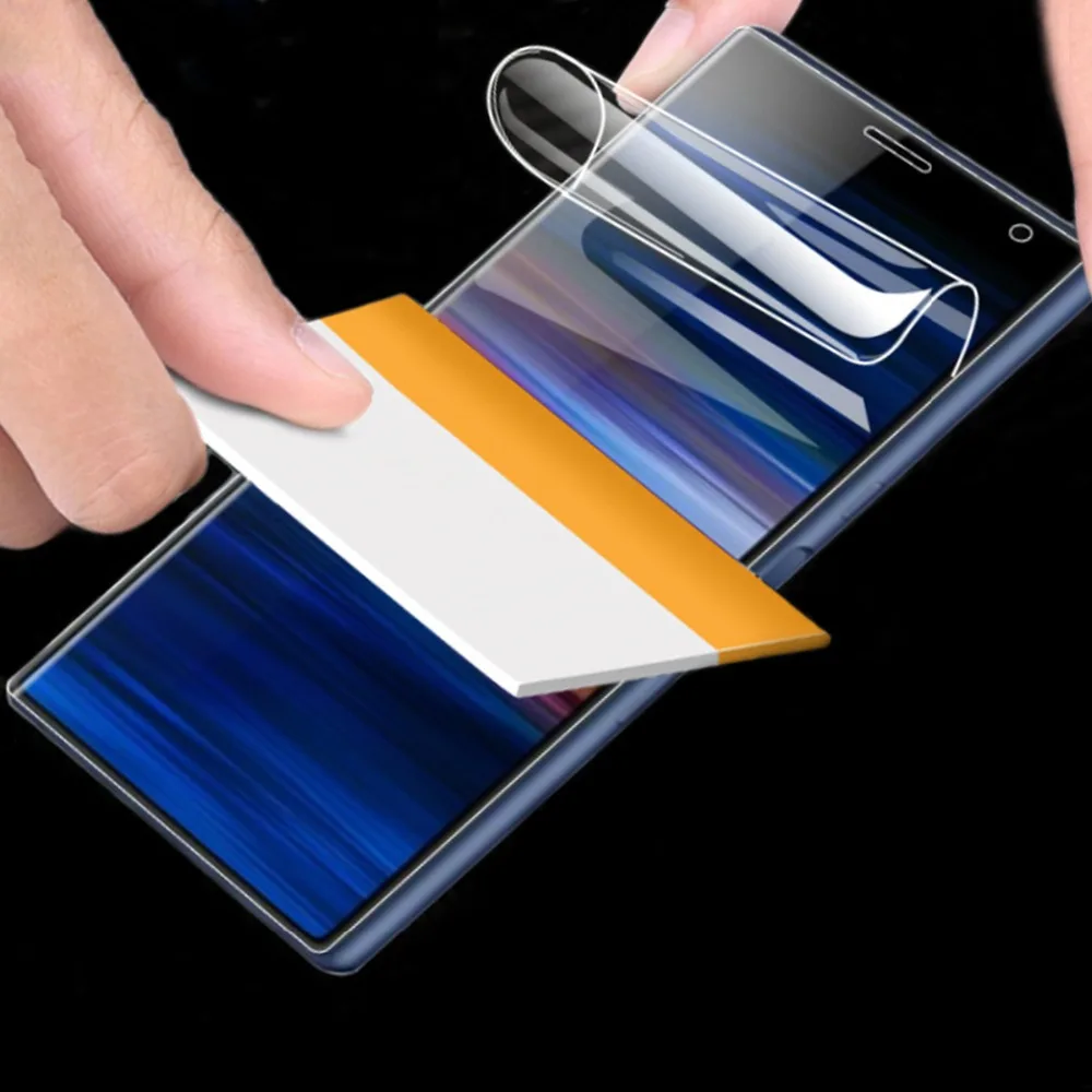 Мягкая Гидрогелевая защитная пленка 6D для Sony Xperia 5 10 plus XZ2 XZ3 XA2 XA3 XA XA1Ultra полное