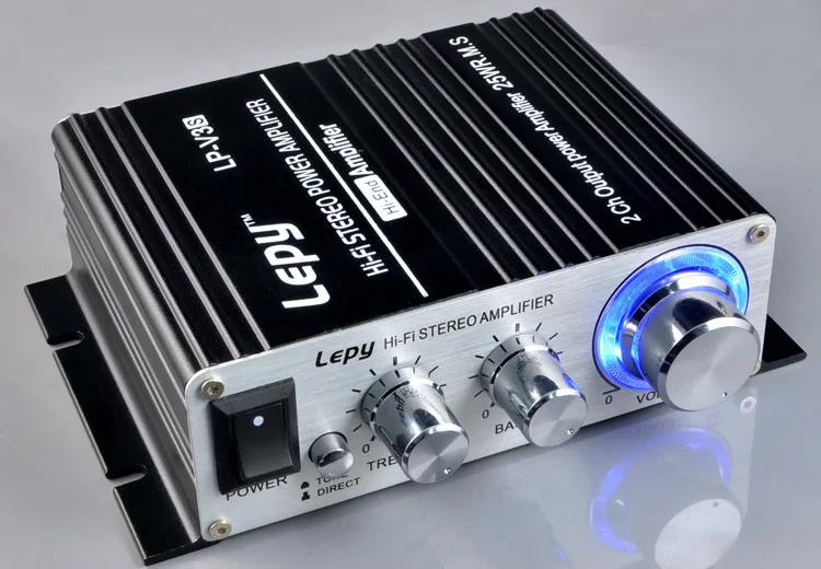 10 шт./лот LEPY Mini V3S 12 в Hi-Fi стерео усилитель MP3 iPod автомобильный Автомобильный |