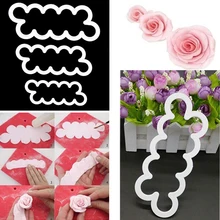 3 шт./компл. Силикона 3D Розы Fondant Торт Шоколадный Sugarcraft Плесень, Плесень Декор Инструмент
