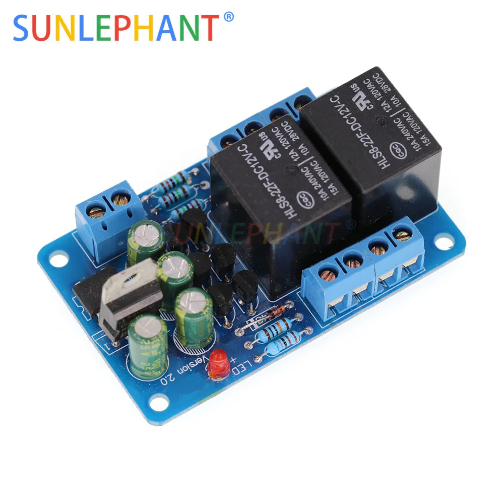 

Audio Speaker Protection Board Components Boot Delay DC Protect Kit DIY For Stereo Amplifier Gauge Breadboard Double Channel