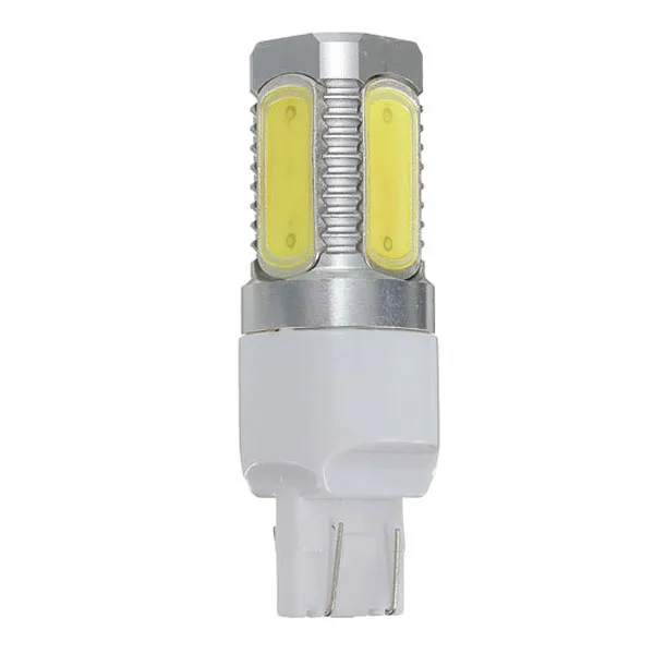 2X T20 7.5W LED Bulb 7443 SMD Car Rear Backup Light Bulb Whitein Car