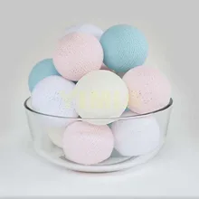 10 м 38 ватных шариков 5 м 20 светодиодный гирлянда сказочные огни Рождественская гирлянда Праздничные огни guirlande lumineuse luces lampjes exterieur