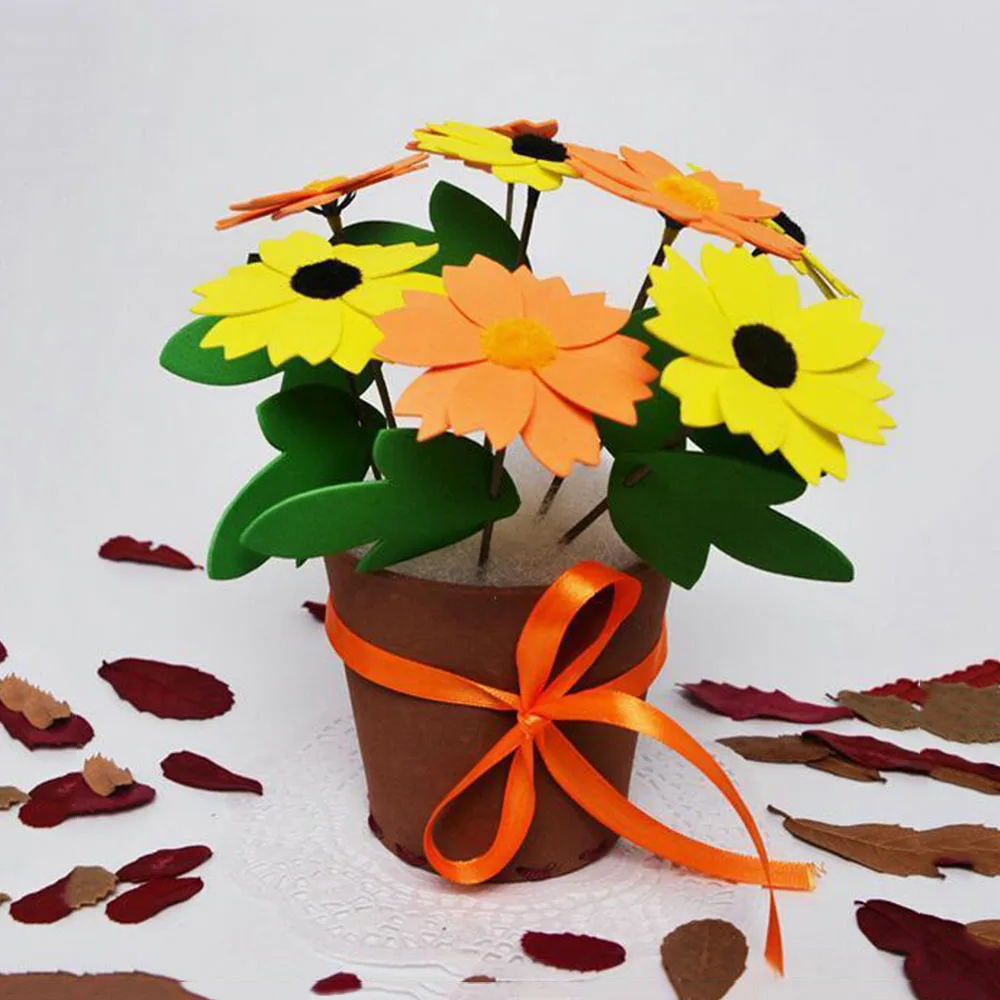 Buy DIY Craft Toy Kit Flower Pot Eva Foam Sticker