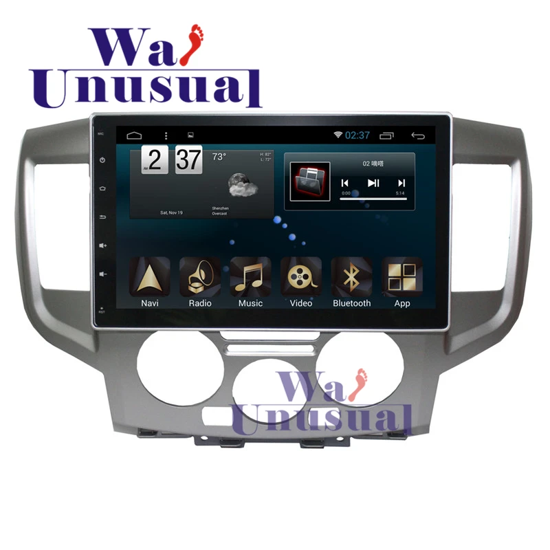 WANUSUAL 10.1"Quad Core 32G 2G RAM Android 6.0 GPS Navigation For