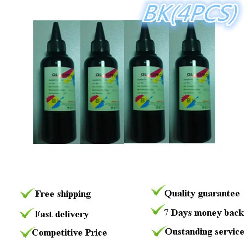 Dyebased refill ink HP BK for hp printer top quality Only black