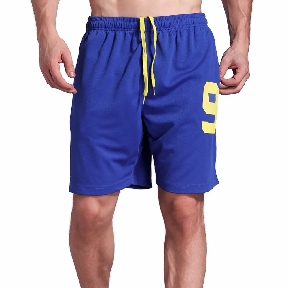 Men Mesh Shorts Polyester Breathable Quick Dry Casual Gym Shorts with