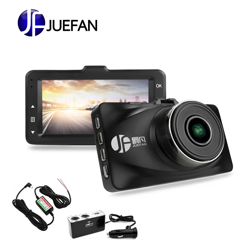 JUEFAN high quality car dvr font b camera b font Novatek 96655 dash cam full hd