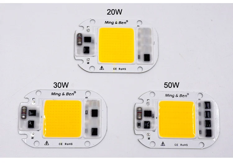 Светодиодный COB лампы постоянного тока чип светодиодный рассеивателем 220V 240V 230V 20W 30W 50W умная ИС(интеграционная схема) "сделай сам" для Светодиодный прожектор светильник нужен радиатор для охлаждения