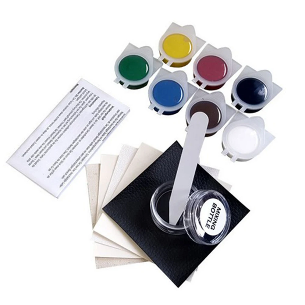 

Liquid Auto Seat Leather Repair Set Leather Vinyl Rift Mend Tool Scratch Remove Car Leather Vinyl Repair Kit Liquid Skin