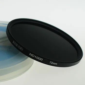 

RISE 72mm slim Neutral density optical grade ND ND1000 filter for digital camera lens DV