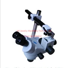 Лидер продаж 0.7X-4.5X стоматологический микроскоп ювелирных изделий с бриллиантами Установка микроскоп 1 шт./лот Драгоценности микроскоп