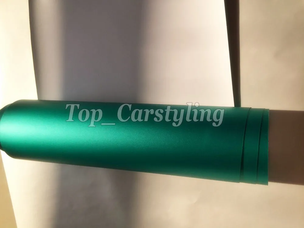 mint green tiffany Matt chrome vinyl car wrap film satin chrome foile (1) - 