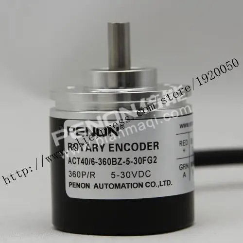 

ACT40 / 6-360BZ-5-30FG2 rotary encoder 360 pulse solid shaft 6mm pulse is not lost